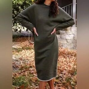 Frank and Eileen Isabelle funnel neck sweatshirt dress, size small (Like new!)